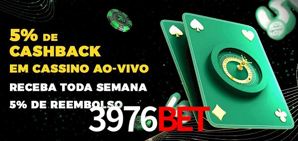 Promoções do cassino ao Vivo 3976bet